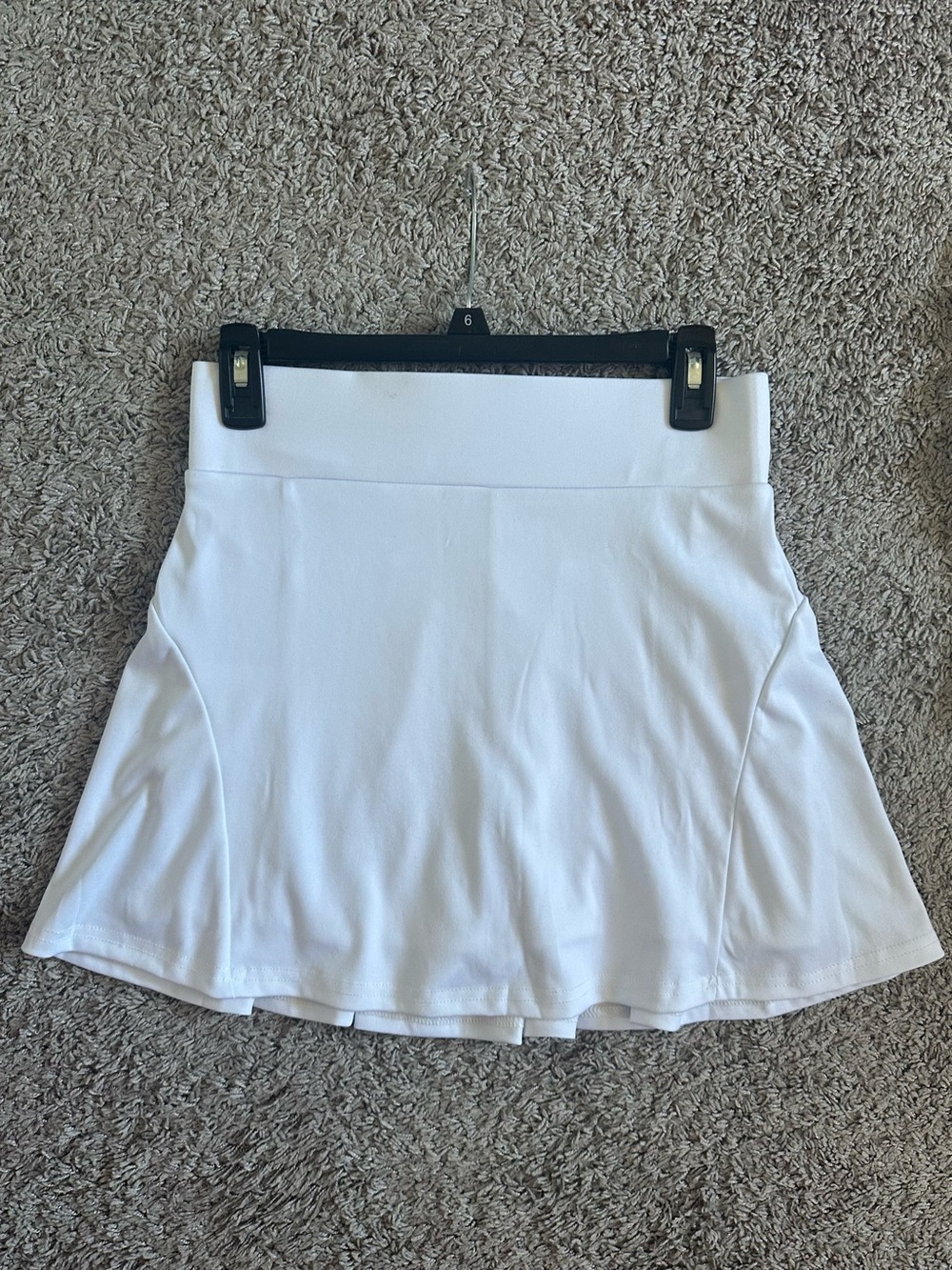 Women’s White A-Line Skirt
